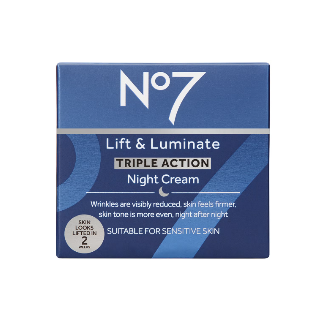 No7 Lift & Luminate Triple Action Night Cream - 50ml