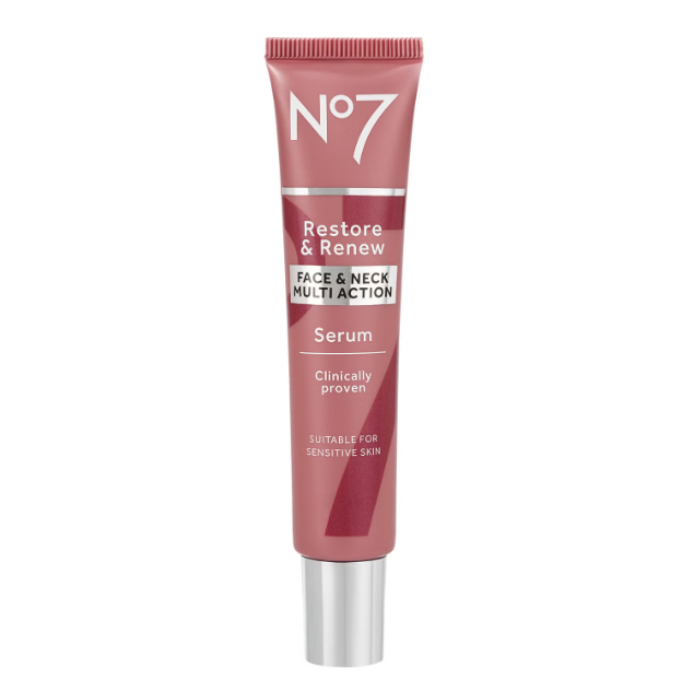 No7 Restore & Renew Face & Neck Multi Action Serum 50ml