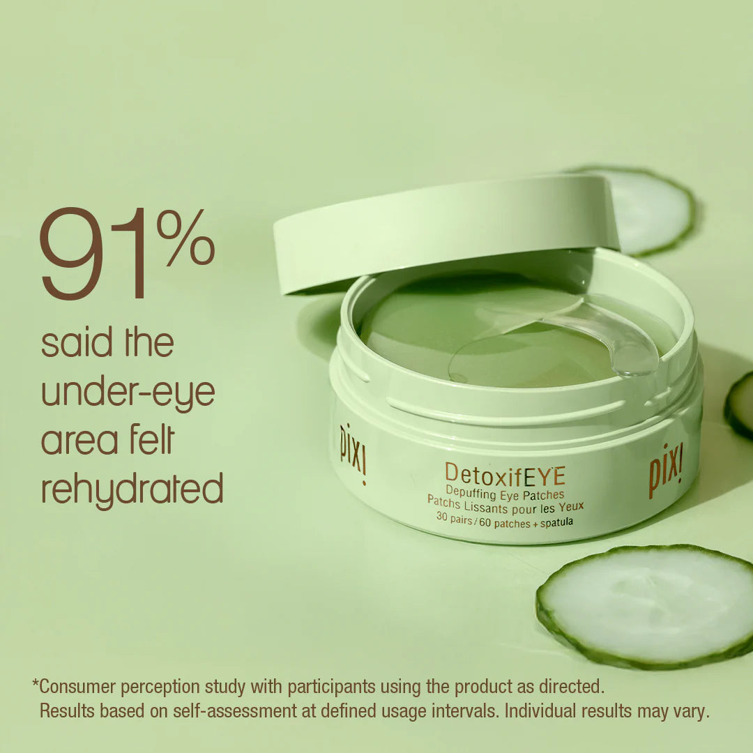 Pixi Skintreats DetoxifEYE caffeine and cucumber - 30 Paires