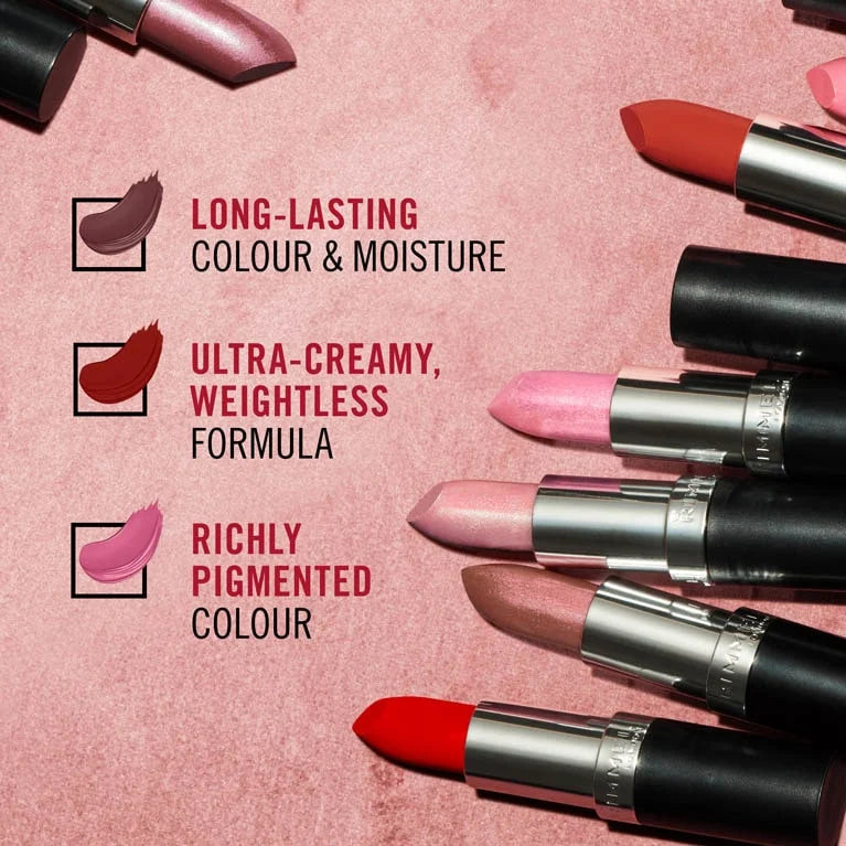 Rimmel London Lasting Finish Satin Lipstick