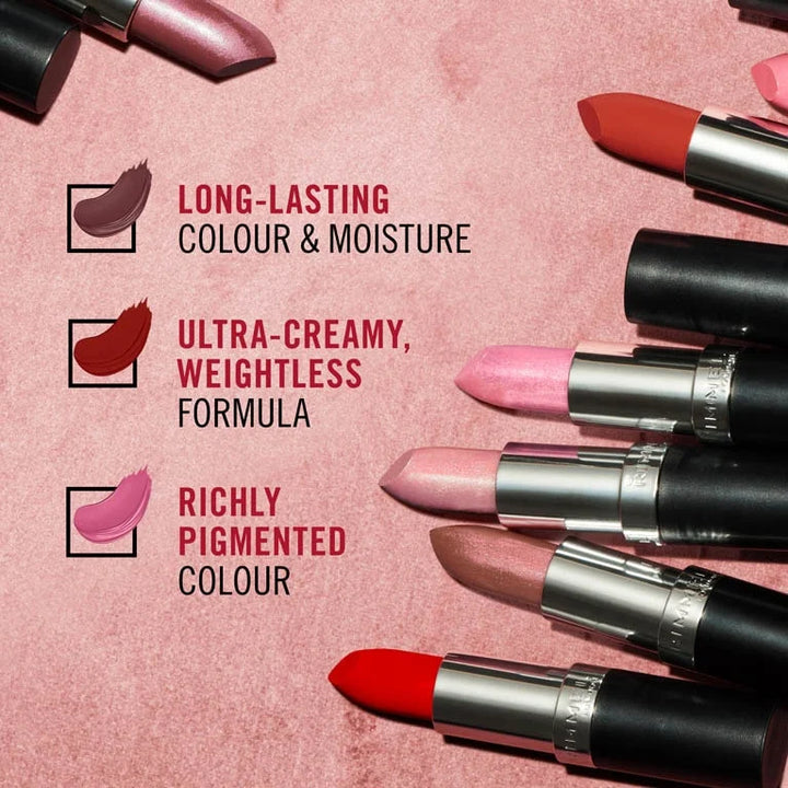 Rimmel London Lasting Finish Satin Lipstick