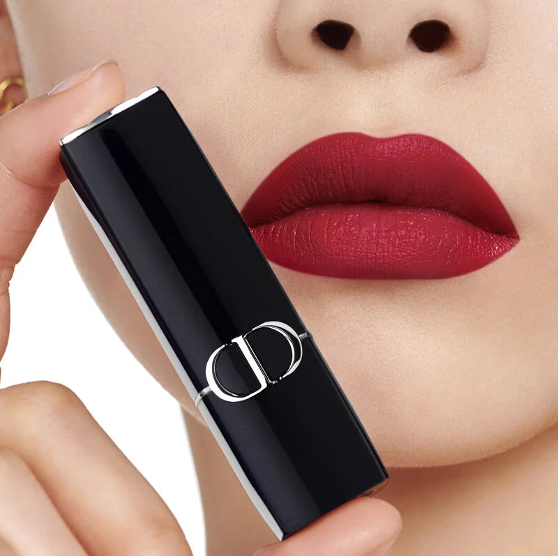 Rouge Dior Couture Color Lipstick - Velvet, Satin and New Veil Finishes - Hydrating Floral Lip Care - Long Wear 769 Rouge Ardent