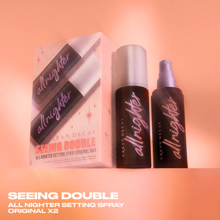 Urban Decay Seeing Double All Nighter Waterproof Setting Spray 118ml x2