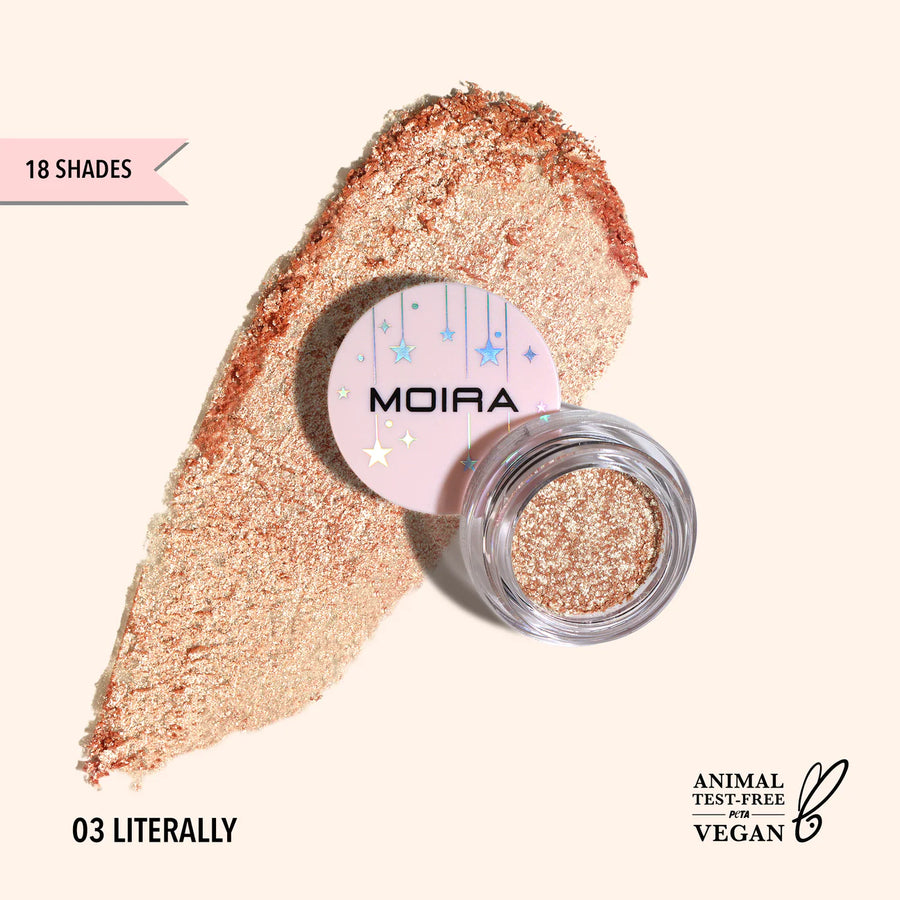 Moira cosmetics Starshow Shadow Pot (003, Literally)