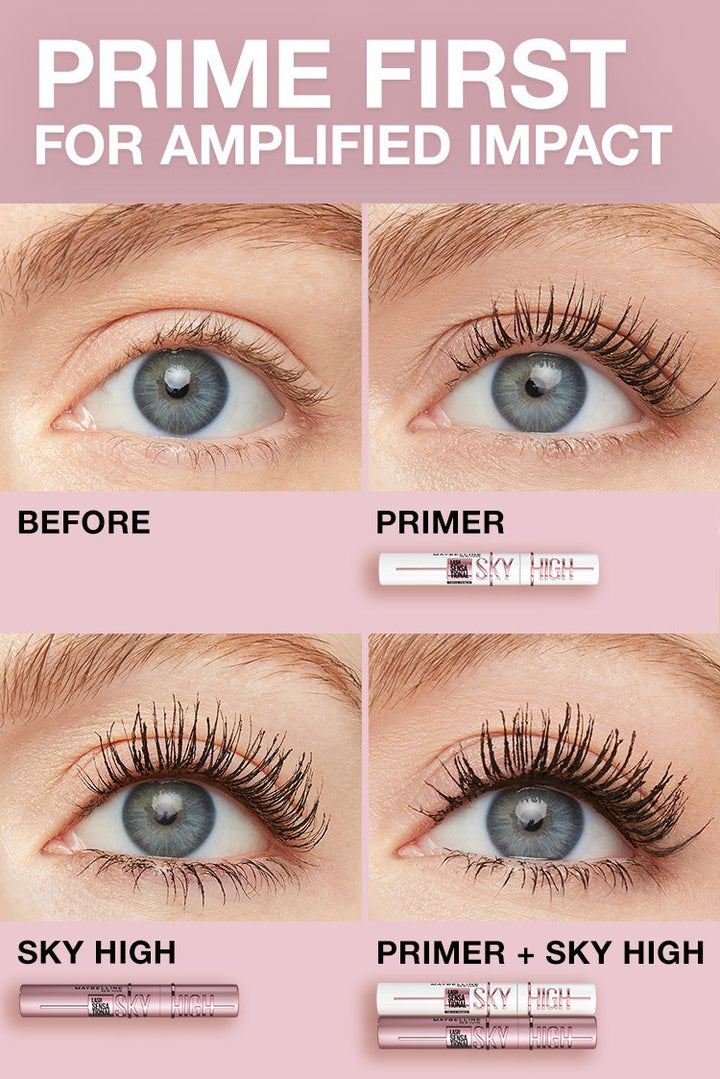 Maybelline Lash Sensational Sky High Tinted Primer Mascara Makeup - 810 soft black