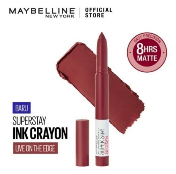 Maybelline Super Stay Ink Crayon Lipstick | Matte & Long Lasting