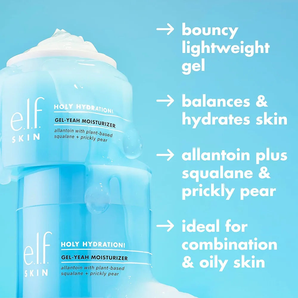 Elf Skin Holy Hydration!  Gel-Yeah Moisturizer, Lightweight Moisturizer For Plump, Hydrated Skin