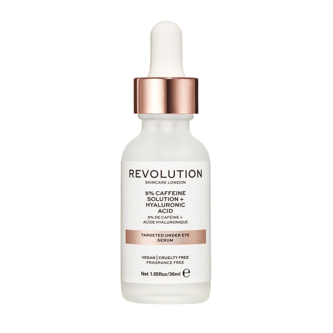 Revolution Skin  5% Caffeine And Hyaluronic Acid Revitalising Under Eye Serum 30ml