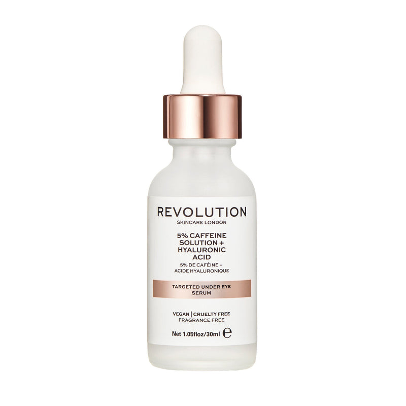 Revolution Skin  5% Caffeine And Hyaluronic Acid Revitalising Under Eye Serum 30ml