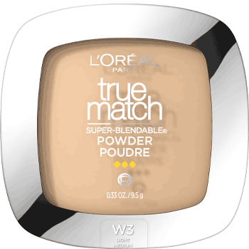 Loreal Paris True Match Super-Blendable Powder W3, Light Medium