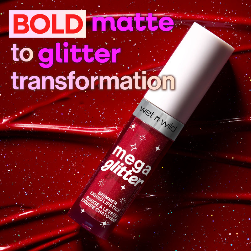 Wet n Wild Mega Glitter Shimmer liquid Lipstick - New Soulmate