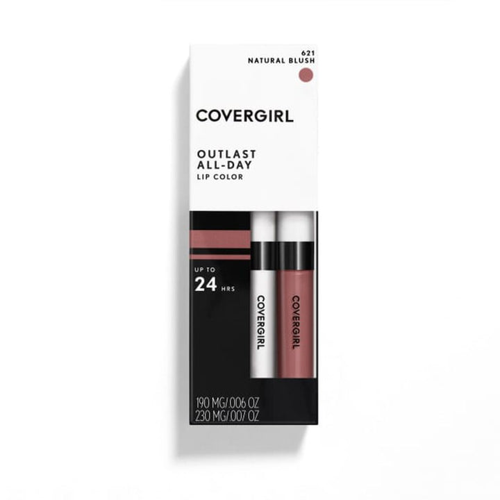 Covergirl Outlast All-Day Lip Color with Topcoat - 621 Natural blush