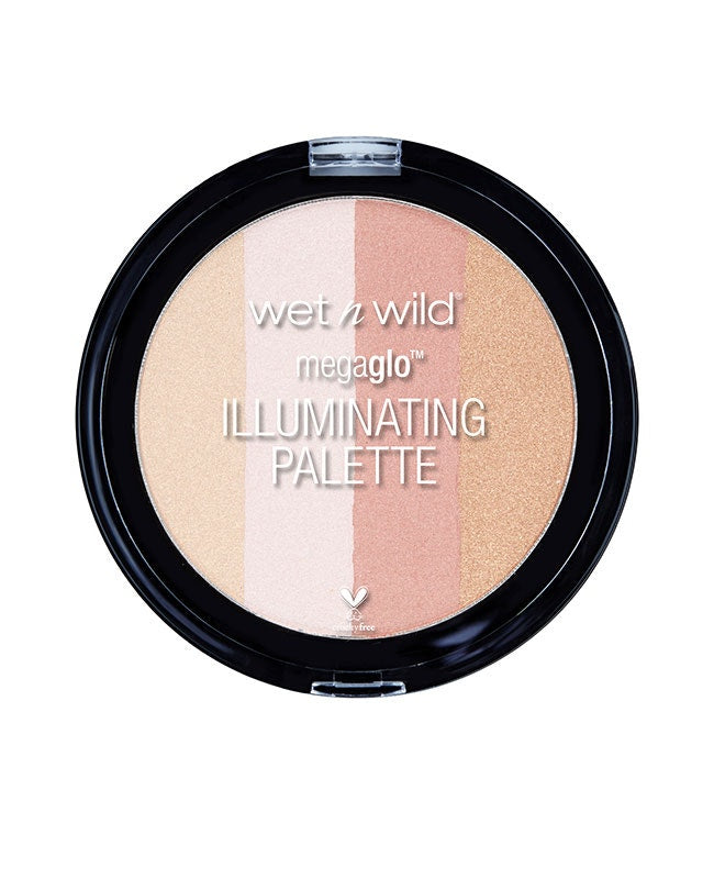 Wet n Wild MegaGlo Illuminating Blush Makeup Powder Palette, Catwalk Pink