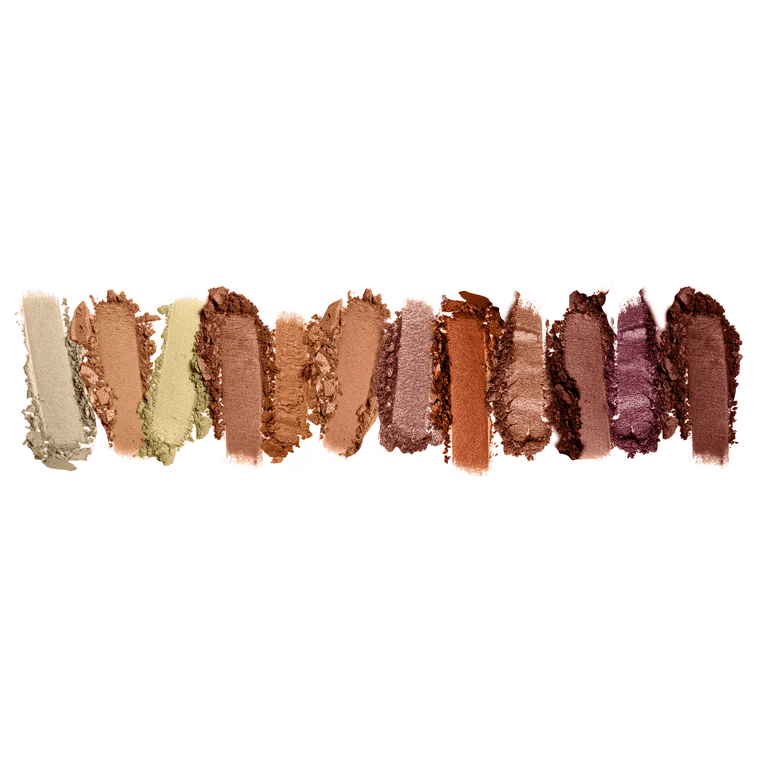 L.A. Colors Ultra-Buttery & Vibrant Color Vibe Eyeshadow Palette, Bright