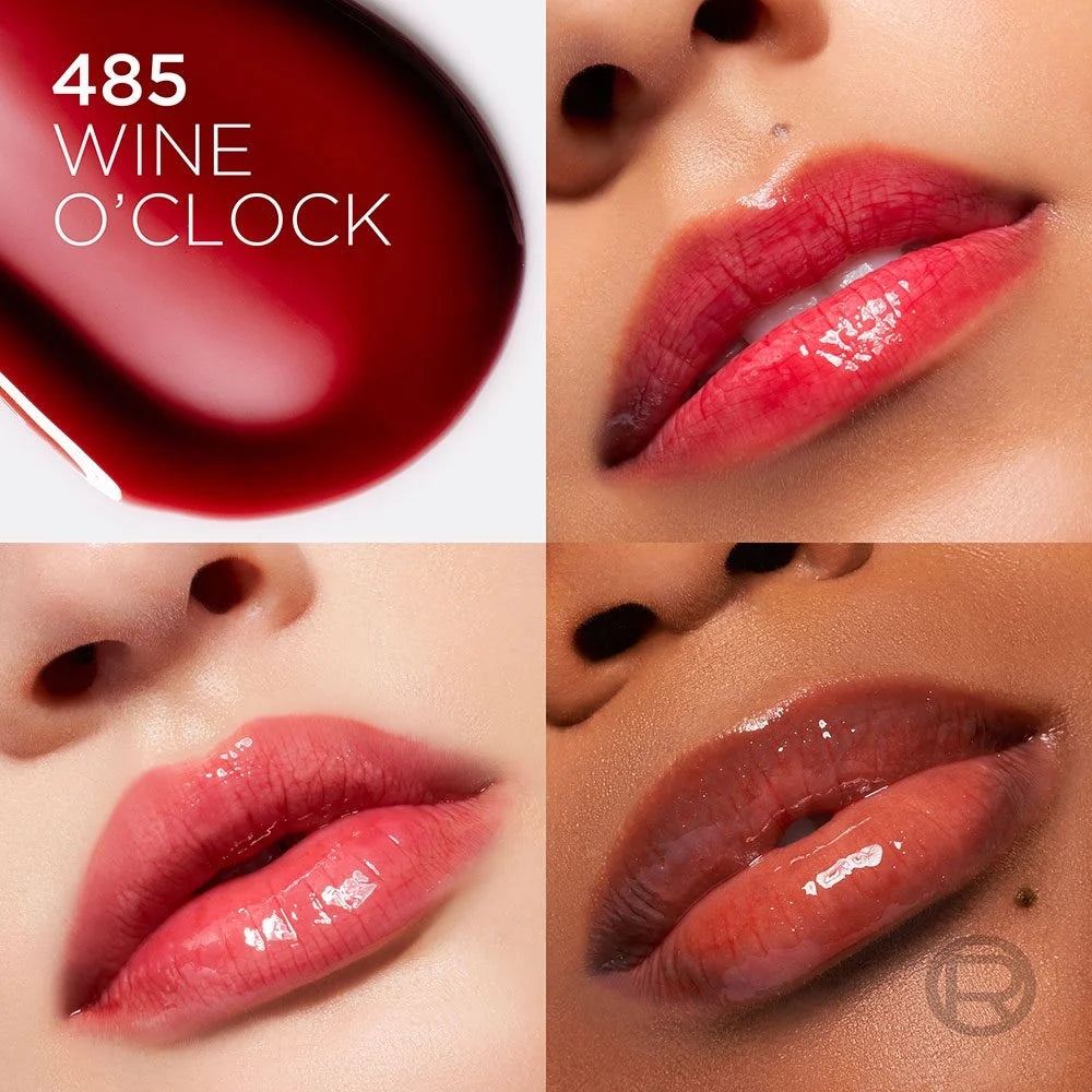 Loreal Plump Ambition Hyaluron Lip Oil Wine O'Clock 485