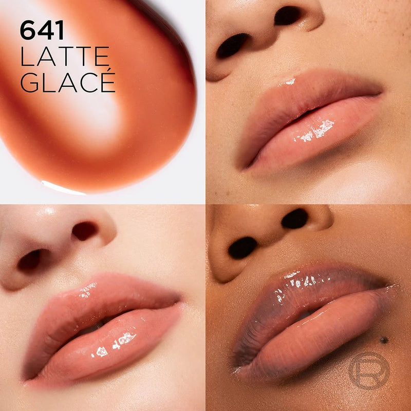 Loreal Plump Ambition Hyaluron Lip Oil Latte Glace 641