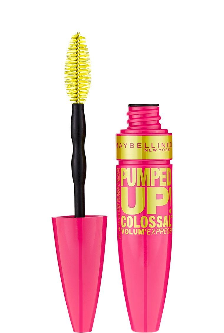 Maybelline New York Pumped Up! Colossal® Washable Mascara Makeup, 213 Classic Black
