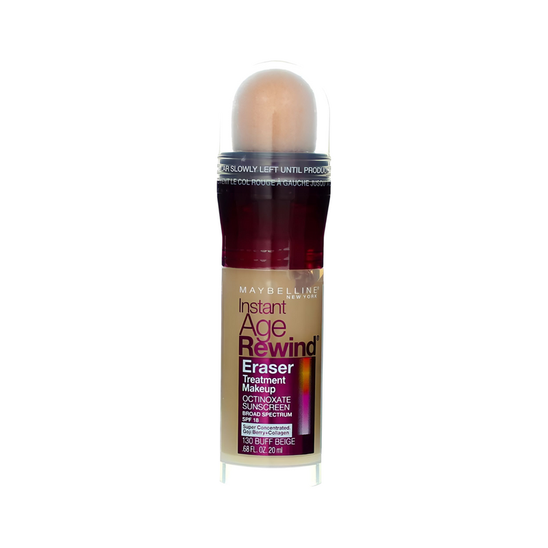 Maybelline New York Instant Age Rewind Eraser Treatment Makeup, SPF 18, 130