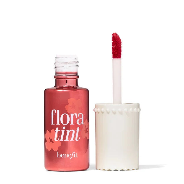 Benefit Cosmetic Liquid Lip And Cheek Stain Flora Tint 6ml full size