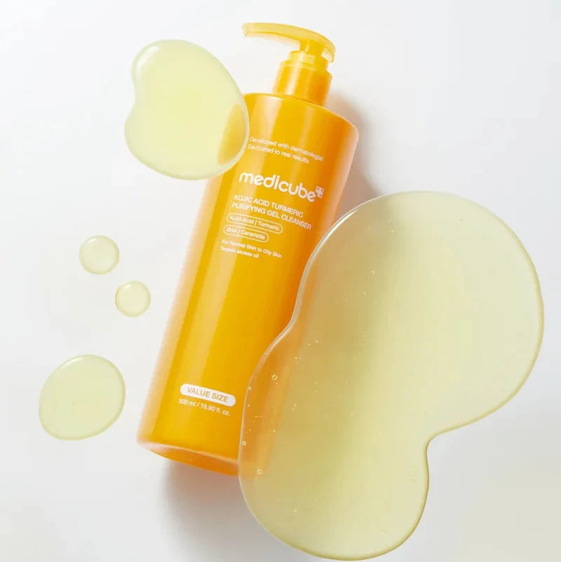 Medicube KOJIC ACID TURMERIC GEL TO FOAM CLEANSER 500ml