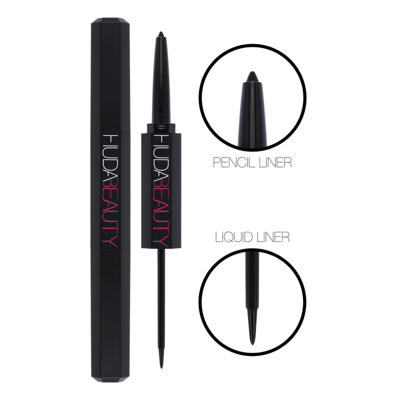 Huda Beauty Liner Duo Pencil And Liquid Eyeliner