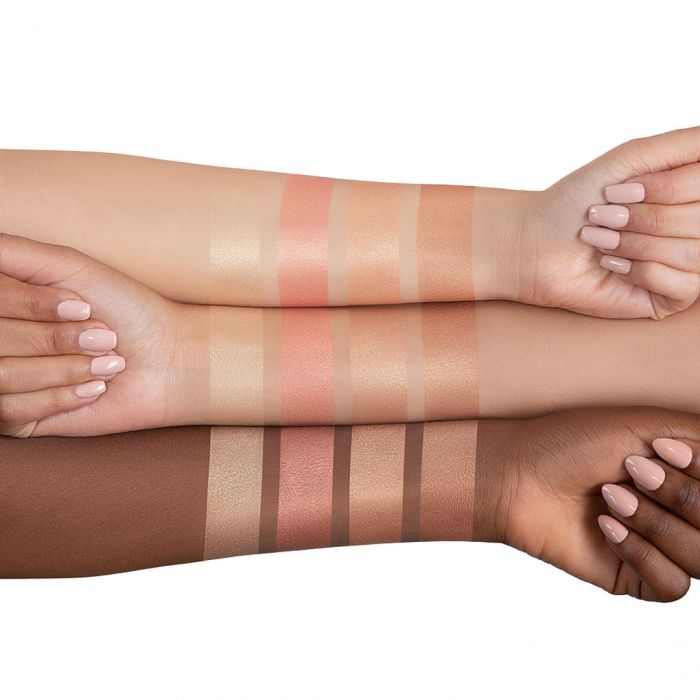 Huda Beauty Mini Glow Obsessions Highlighter Face Palette Medium