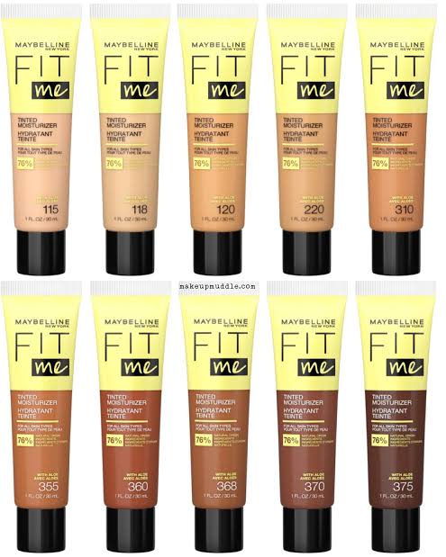 Maybelline Fit Me Tinted Moisturizer, Natural Coverage, Face Makeup, 220 , with Aloe
