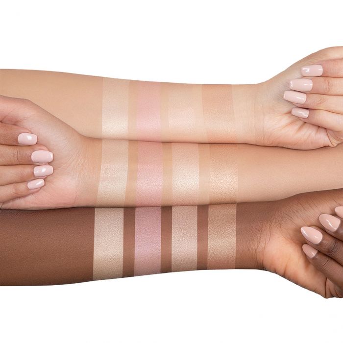 Huda Beauty Mini Glow Obsessions Highlighter Face Palette Light