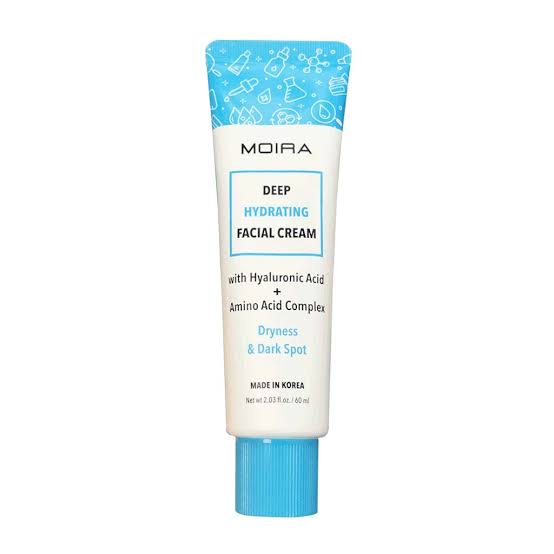 Moira Deep Hydrating Facial Cream with Hyaluronic Acid & Amino Acid 60 ml