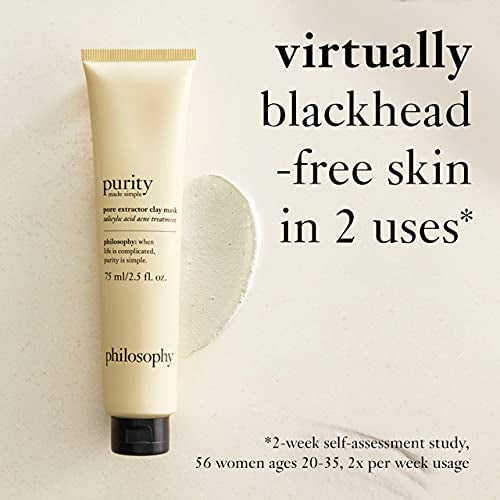 Philosophy Purity Made Simple Pore Extractor Exfoliating Clay Mask, 2.5 oz