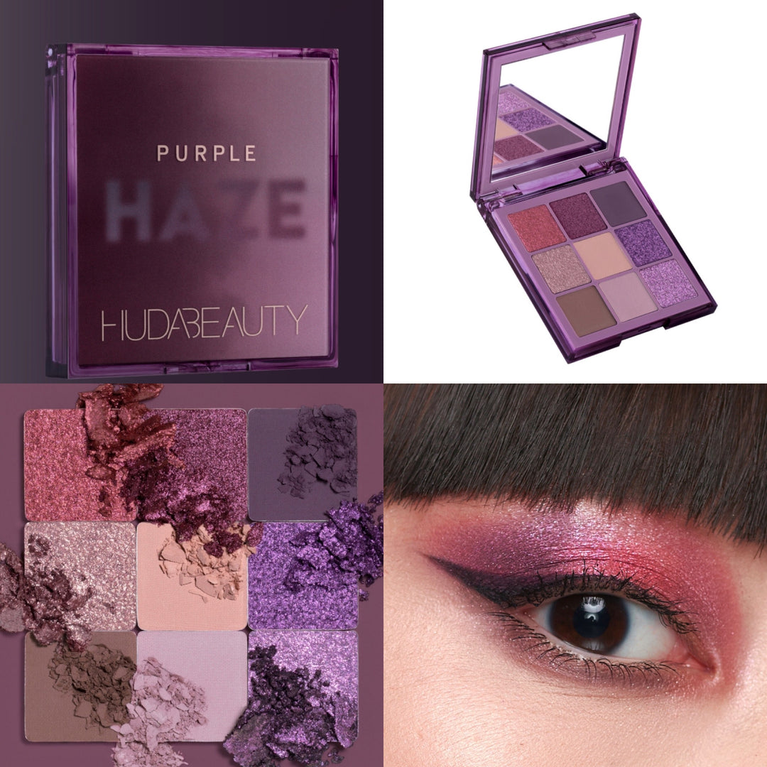 Huda Beauty Haze Obsessions Eyeshadow Palette Purple