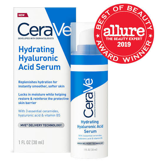 CeraVe Hydrating Hyaluronic Acid Face Serum 30 ml