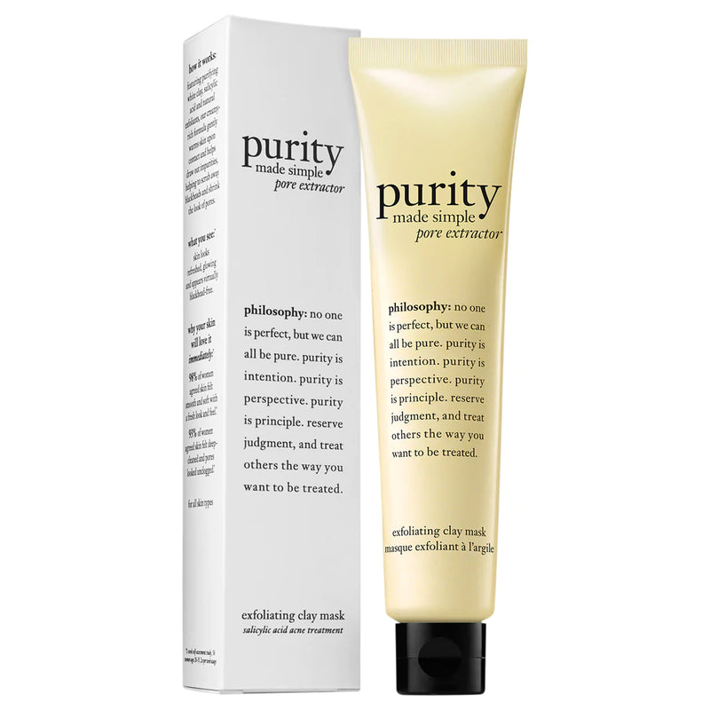 Philosophy Purity Made Simple Pore Extractor Exfoliating Clay Mask, 2.5 oz