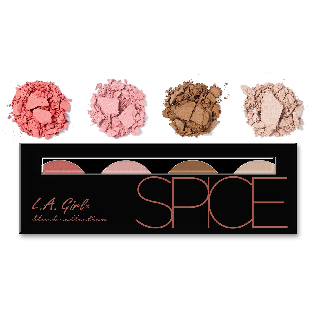La Girl Cosmetics Beauty Brick Blush Collection Spice