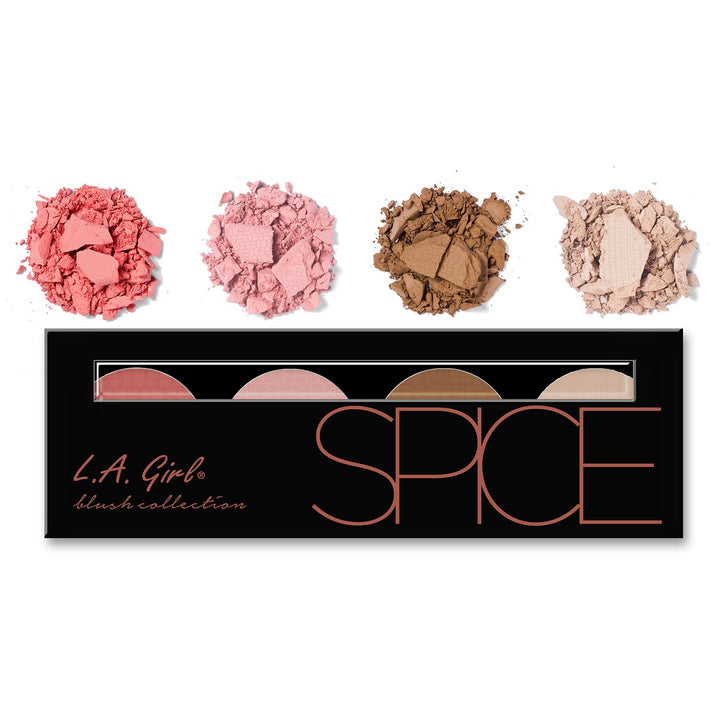 La Girl Cosmetics Beauty Brick Blush Collection Spice