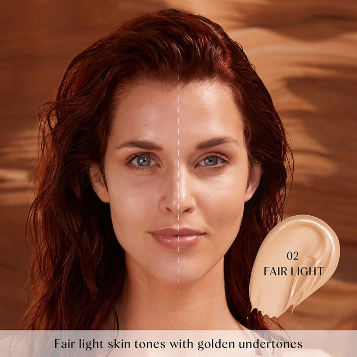 Huda Beauty GloWish Multidew Vegan Skin Tint Foundation 02