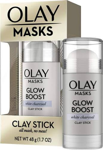 Olay Glow Boost White Charcoal Clay Face Mask Stick  - 1.7oz (Made in USA)