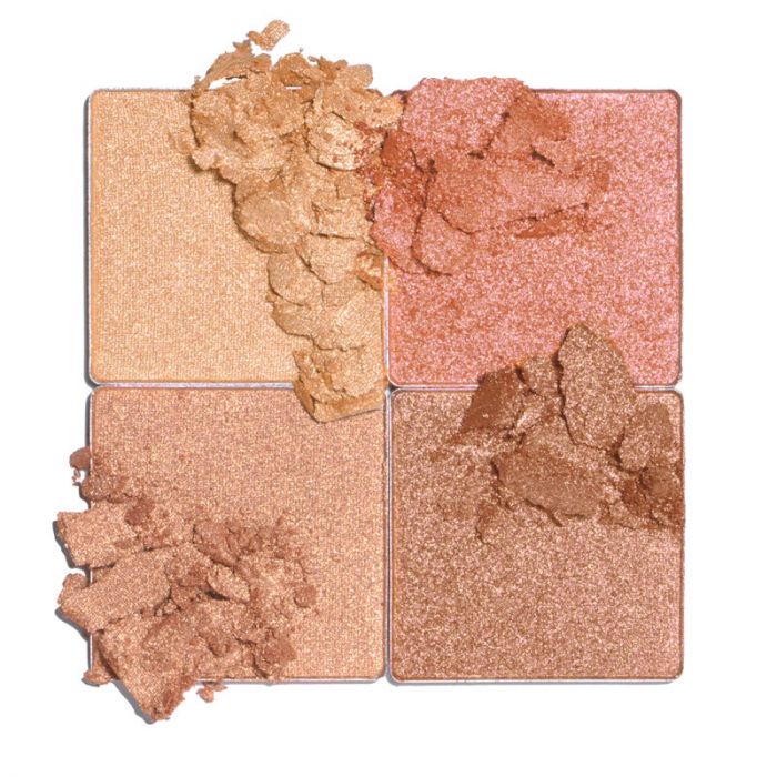 Huda Beauty Mini Glow Obsessions Highlighter Face Palette Medium