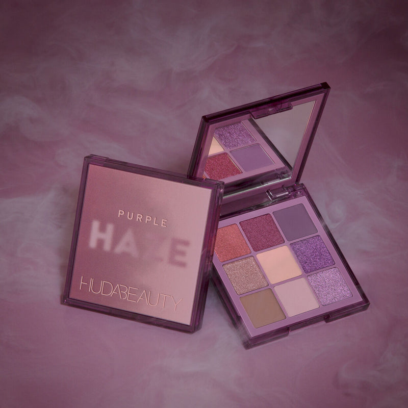 Huda Beauty Haze Obsessions Eyeshadow Palette Purple
