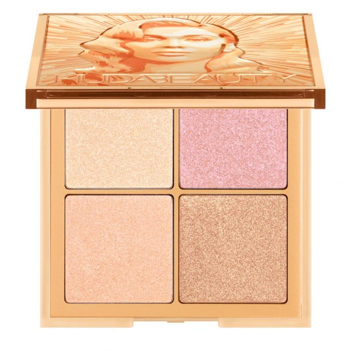 Huda Beauty Mini Glow Obsessions Highlighter Face Palette Light be
