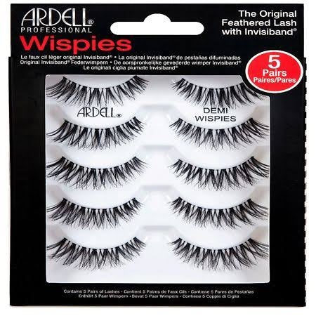 Ardell Wispies Original Feathered Lash with Invisiband, 5 Pairs