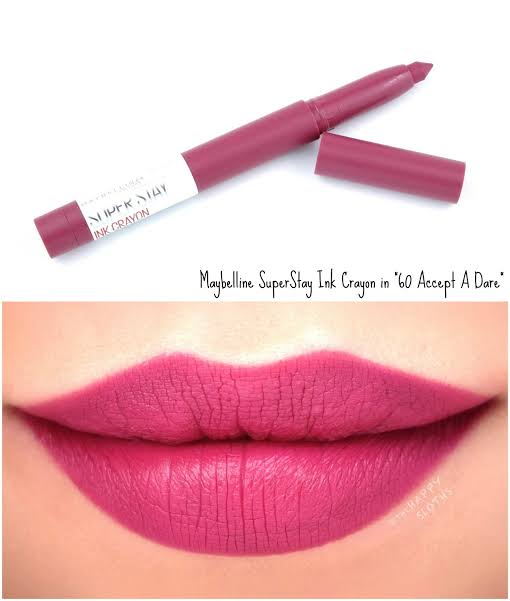 Maybelline SuperStay Ink Crayon Lipstick  60 Accept A Dare